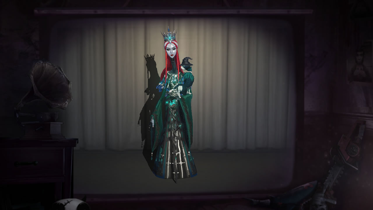 《第五人格》使徒翡翠女王皮肤时装介绍图片