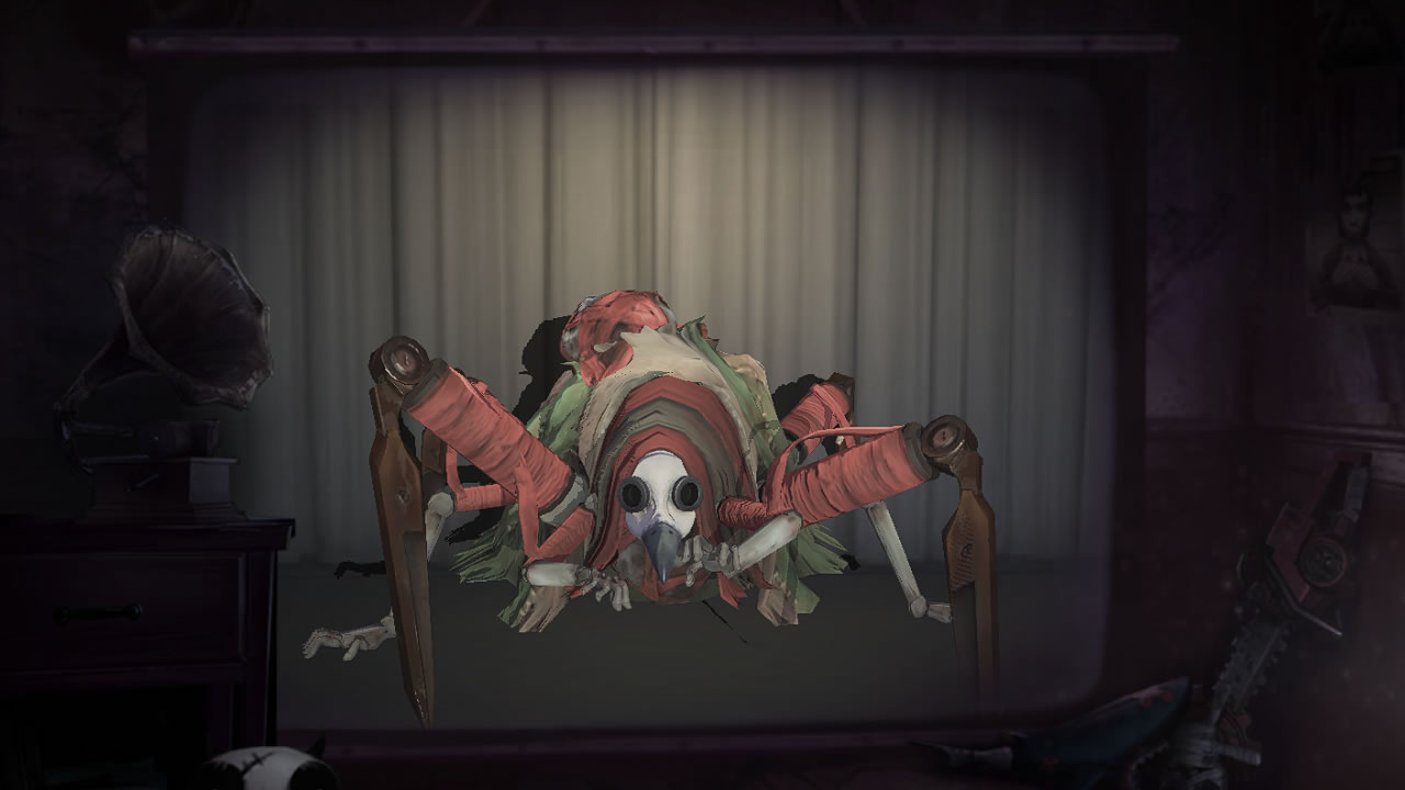 《第五人格》蜘蛛红妆绸皮肤时装介绍图片