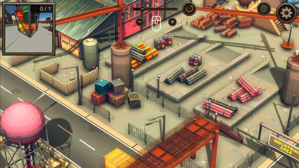 隐蔽港湾2:自上而下3D截图