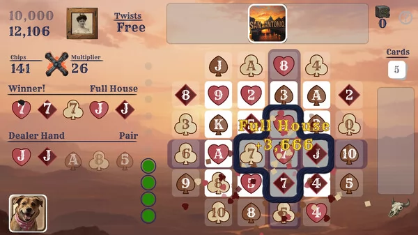 Texas Twist Poker 3 Bandit's Run截图