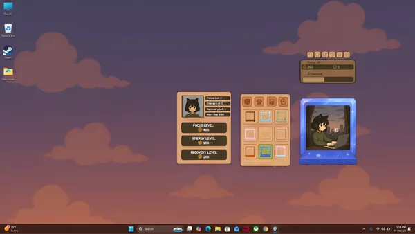 Lofi Neko Girl: Idle Companion截图