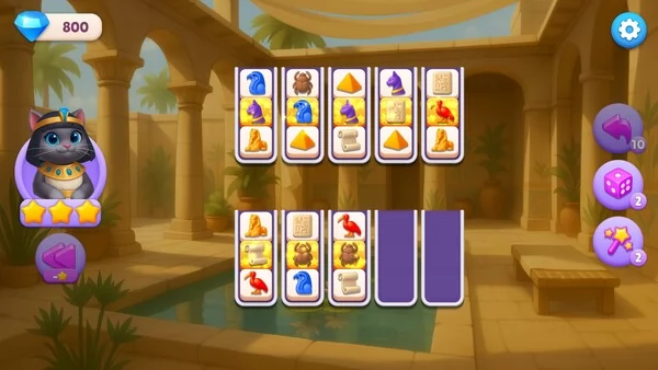 Sort Pawzzle:Paws of Pharaoh截图