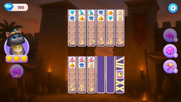 Sort Pawzzle:Paws of Pharaoh截图