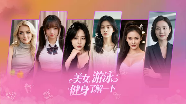 美女，游泳健身了解一下截图