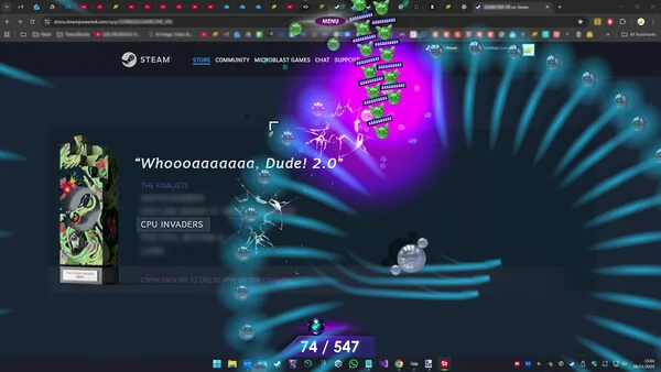 CPU Invaders - Micro Spheres截图