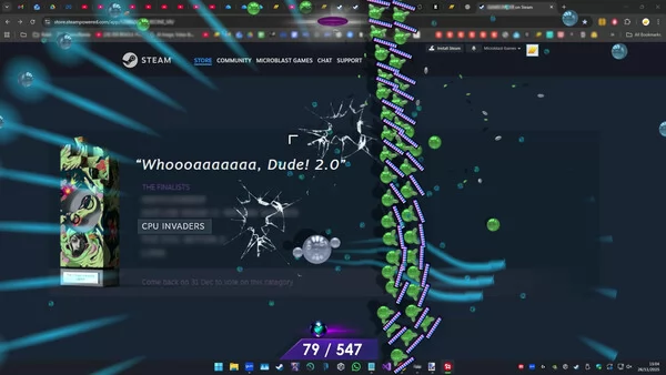 CPU Invaders - Micro Spheres截图