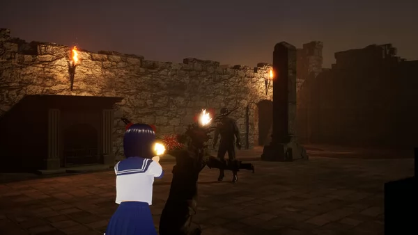 Totenkampf:动漫女孩对抗第二次世界大战僵尸截图