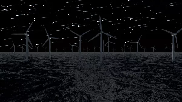 风力涡轮机海洋冥想截图