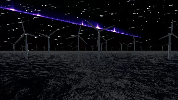 风力涡轮机海洋冥想截图