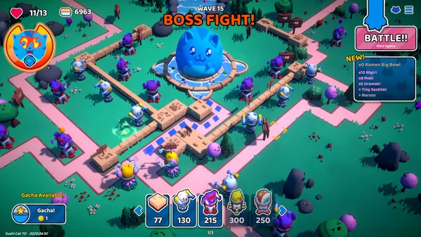 Sushi Cat-Tower Defense截图