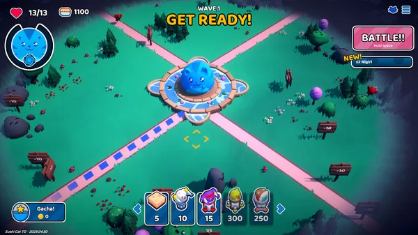 Sushi Cat-Tower Defense截图