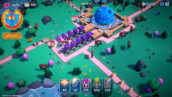 Sushi Cat-Tower Defense截图