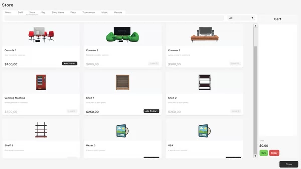 控制台咖啡馆模拟器截图