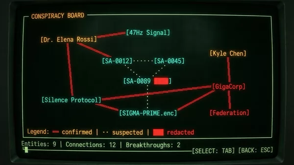沉默纪元档案:终端截图