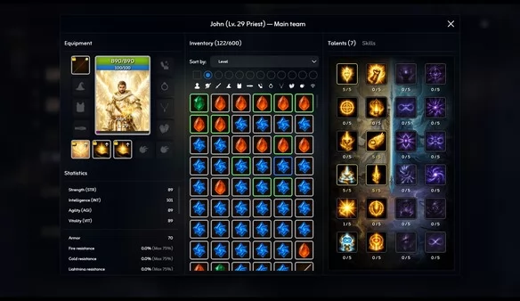 夜行之旅:放置式角色扮演冒险截图