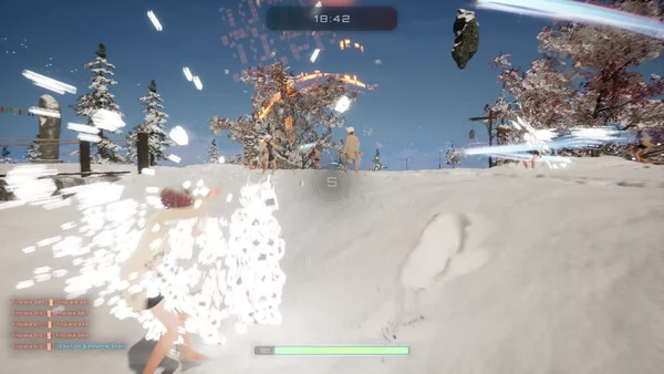 雪女:雪球大战！截图