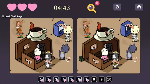 Spot the Difference:Detective Neko截图